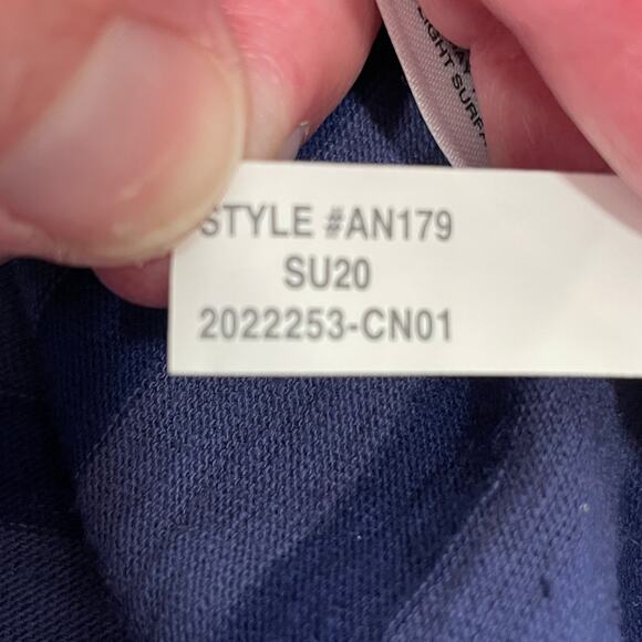 J CREW AN179 Blue White Striped Ombre Short Sleeve Tee Top T-Shirt XS - Picture 10 of 12